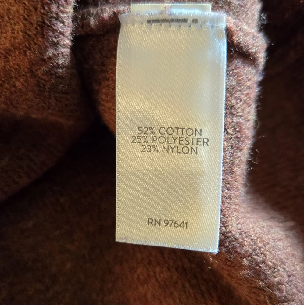 J.Jill Rust Color V Neck Sweater Size Med - Picture 3 of 16